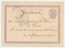 Naamstempel Ooltgensplaat - Dirksland - s Gravenhage 1874