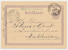 Naamstempel Ooltgensplaat - Dirksland - Enkhuizen 1876
