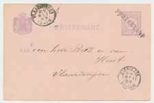 Naamstempel Oosterlande - Zierikzee - Vlaardingen 1889