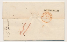 Naamstempel Ootmarsum - Almelo - Amsterdam 1850