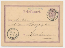 Naamstempel Ootmarsum - Oldenzaal - Arnhem 1876