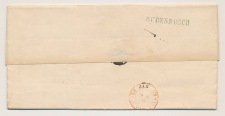 Naamstempel Oudenbosch - Breda - Antwerpen Belgie 1856