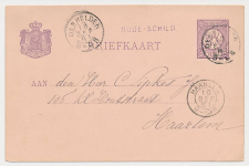 Waal - Naamstempel Oude-Schild - Den Helder - Haarlem 1881
