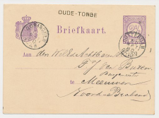Naamstempel Oude-Tonge - Rotterdam - Gorinchem - Meeuwen 1880