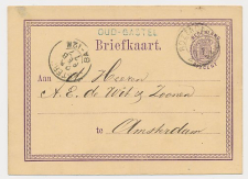 Naamstempel Oud-Gastel - Rozendaal - Amsterdam 1877