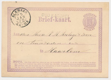 Naamstempel Oud Karspel - Alkmaar - Haarlem 1872