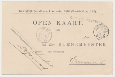 Naamstempel Oud Schoonebeek - Koevorden - Emmen 1891