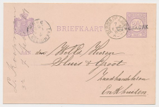 Naamstempel Ouwerkerk - Bergen op Zoom - Enkhuizen 1889