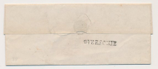 Naamstempel Overschie - Rotterdam - Kralingen 1858