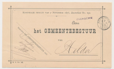 Naamstempel Overschie - Rotterdam - Den Helder 1893