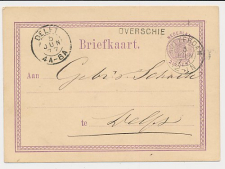 Naamstempel Overschie - Rotterdam - Delft 1877