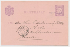 Naamstempel Overschie - Haarlem 1893