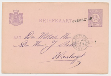 Naamstempel Overschie - Rotterdam - Waalwijk 1886