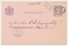 Naamstempel Overschie - Rotterdam - Haarlem 1882