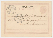 Naamstempel Overtoom - Amsterdam 1872