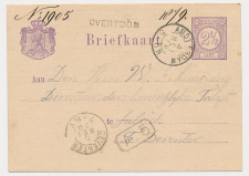 Naamstempel Overtoom - Amsterdam - Deventer 1879
