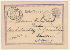 Hemmen - Naamstempel Ravestein - s Gravenhage 1874