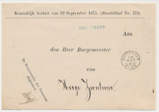 Naamstempel Ridderkerk - Rotterdam - Zwaluwe 1881