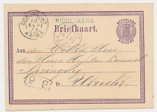 Naamstempel Ridderkerk - Dordrecht - Utrecht 1873