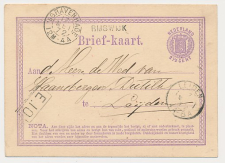 Naamstempel Rijswijk - s Gravenhage - Leiden 1872