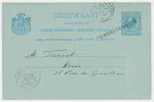 Oosterhaule - Naamstempel Scharsterbrug - Parijs Frankrijk 1892