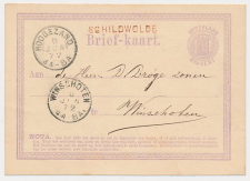 Naamstempel Schildwolde - Hoogezand - Winschoten 1872