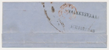 Naamstempel Schoorldam - Valkenswaard - Westerhoven 1864