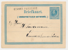 Naamstempel St Anna Parochie - Emmerik Duitsland  1881