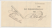 Naamstempel Sloterdijk - Amsterdam - Zwartsluis - Blokzijl 1880