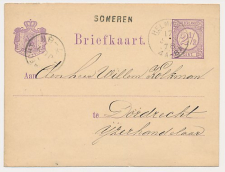 Naamstempel Someren - Helmond - Dordrecht 1878