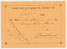 Naamstempel Spijkenisse - Zuidland 1879