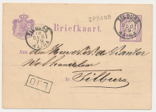 Naamstempel Sprang - Tilburg 1879