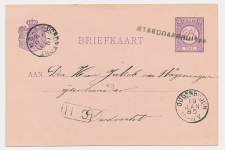 Naamstempel Standdaarbuiten - Oudenbosch - Dordrecht 1885