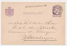 Naamstempel Standdaarbuiten - Oudenbosch - Steenbergen 1881