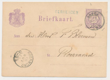 Naamstempel Terheiden - Breda - Roermond 1879
