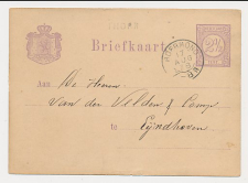 Neeritter - Naamstempel Thorn - Roermond - Eindhoven 1878
