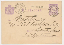 Naamstempel Uithoorn - Amsterdam 1878