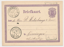 Naamstempel Uithuizen - Onderdendam - Groningen 1873