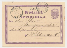 Naamstempel Ulrum - Onderdendam - Veendam - Wildervank 1876