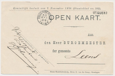 Naamstempel Usquert - Onderdendam - Leens 1889