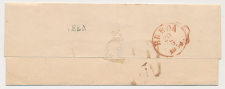 Naamstempel Veen - Woudrichem - Breda 1854