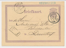 Naamstempel Veenhuizen - Assen - Deventer 1875
