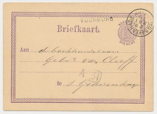 Naamstempel Voorburg - s Gravenhage 1872