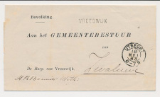 Naamstempel Vreeswijk - Utrecht - Zwaluwe 1883
