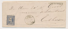 Naamstempel Vriesenveen - Almelo - Enkhuizen 1872