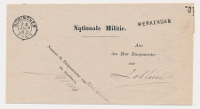 Naamstempel Werkendam - Gorinchem - Doetinchem - Zelhem 1882