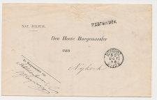 Achttienhoven Naamstempel Westbroek - Utrecht - Nijkerk 1888