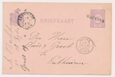 Oosterleek - Naamstempel Wijdenes - Hoorn - Enkhuizen 1889