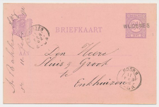 Oosterleek - Naamstempel Wijdenes - Hoorn - Enkhuizen 1892