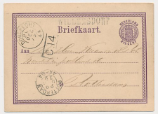Naamstempel Willemsdorp - Dordrecht - Rotterdam 1872
